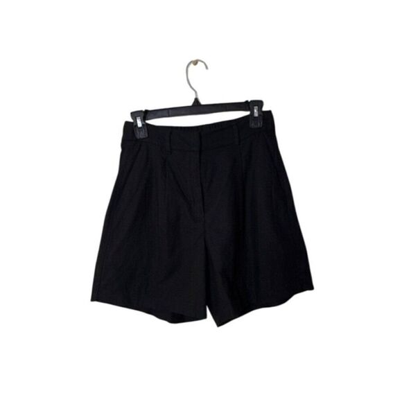 Old Navy Womens Black Pleated Shorts Size S - Picture 1 of 6
